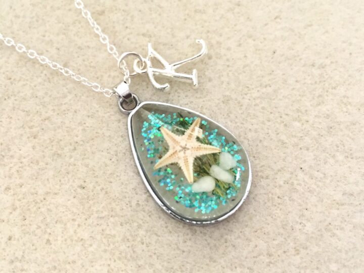 Personalized Starfish Necklace