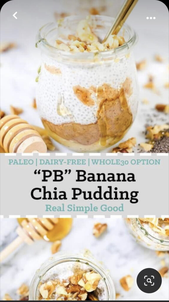 whole30 peanut butter chia pudding
