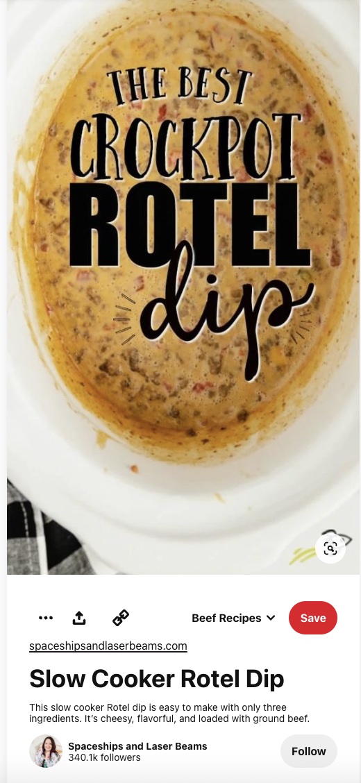 3 Ingredient Slow Cooker Rotel Dip with Ground Beef