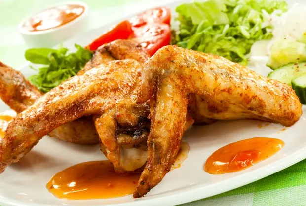 Hot and Spicy Baked Turkey Wings