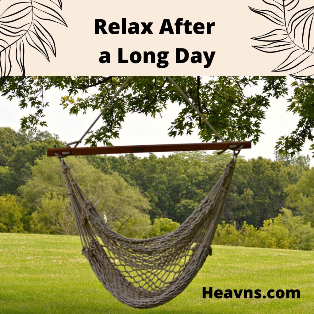 Relax after a long day - adult swing