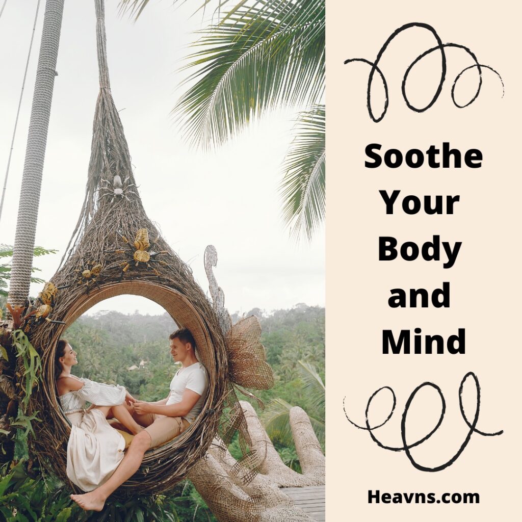 Soothe your body and mind adult pod swing