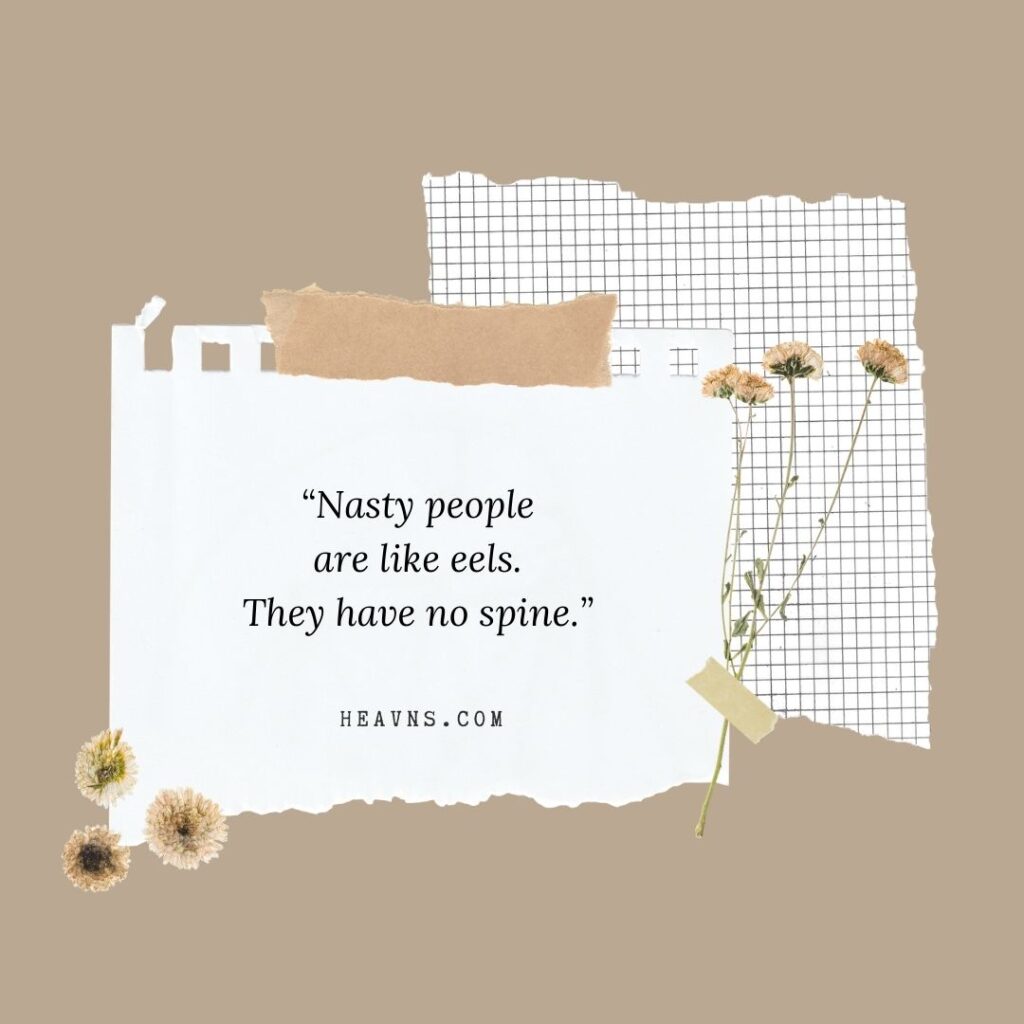 Nasty people quote